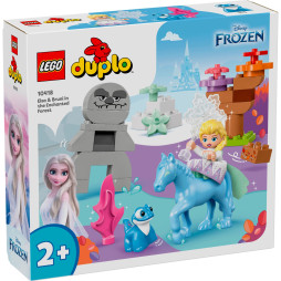 Конструктор LEGO DUPLO Ельза й Бруні в Зачарованому лісі 31 деталь (10418)
