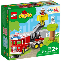 Конструктор LEGO DUPLO Пожежний автомобіль, 10969
