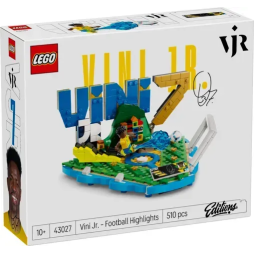 Конструктор LEGO Editions Football Вінісіус Жуніор — найкращі моменти футбольних матчів, 43027