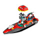 Конструктор LEGO City Човен пожежної бригади, 144 деталей (60373)