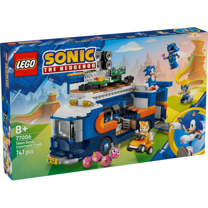 Конструктор LEGO Sonic Sonic та командна вантажівка, 77006