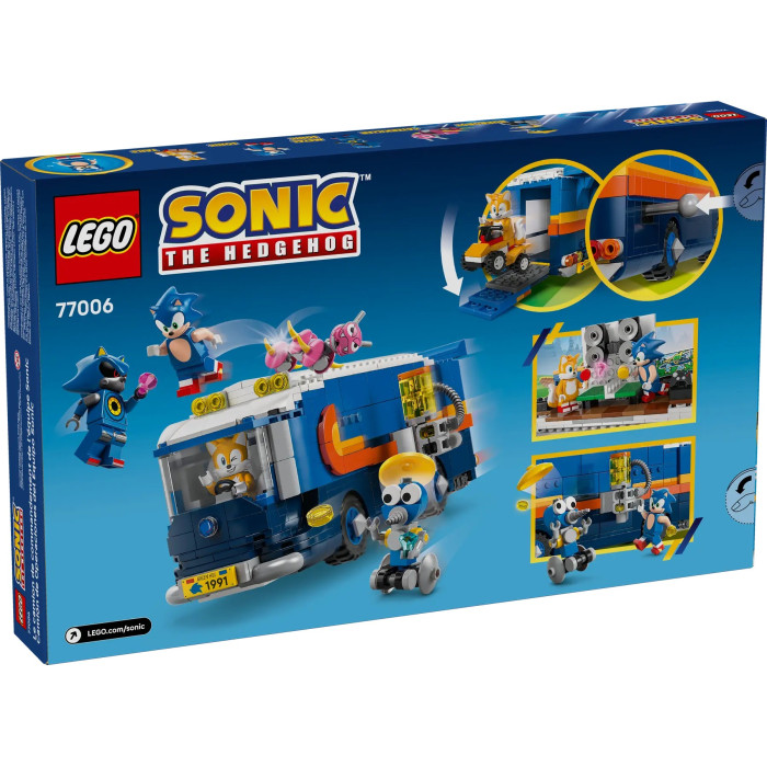 Конструктор LEGO Sonic Sonic та командна вантажівка, 77006