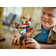 Конструктор LEGO Super Heroes Marvel Ракета й малюк Ґрут 566 деталі (76282)