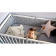 Захисний бортик бампер Soft Grey стьобаний 210 cм в дитяче ліжечко 140х70 см