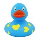 Іграшка для ванної Блакитна у сердечках (1042) FunnyDucks | Подарунки для немовлят