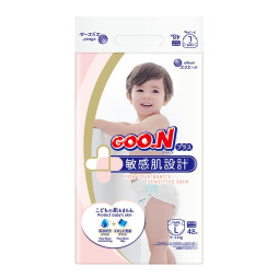Підгузки Goo.N Plus для дітей (розмір 4(L), 9-14 кг, 48 шт), арт. 21000629