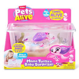 Інтерактивний ігровий набір PETS ALIVE серії "Mama & Baby Surprise" S1 – МАМА ЧЕРЕПАХА З СЮРПРИЗОМ, 9560