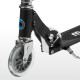 Самокат MICRO серии "Sprite LED" – ЧОРНИЙ (складаний, до 100 kg, двоколісний, світло), SA0225