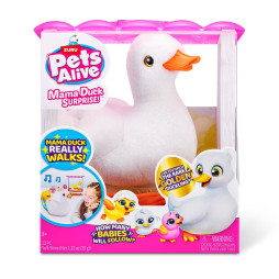 Інтерактивний ігровий набір-сюрприз PETS ALIVE S1 – МАМА КАЧКА З СЮРПРИЗОМ, арт. 9548