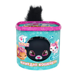 Ігровий набір QT KITTIES – КОШЕНЯ ЕШ (фігурка, будиночок, аксесуари), 450001-6