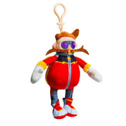 М'яка іграшка на кліпсі SONIC PRIME – ДОКТОР ЕҐМАН (15 cm), SON7004E
