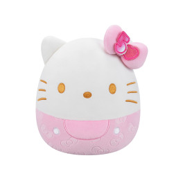 М'яка іграшка SQUISHMALLOWS – ХЕЛОУ КІТТІ У РОЖЕВОМУ (20 cm), SQSN00497