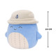 М'яка іграшка SQUISHMALLOWS – СИНІЙ КИТ САМІР У ПАНАМІ (19 cm), SQCR06593