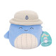 М'яка іграшка SQUISHMALLOWS – СИНІЙ КИТ САМІР У ПАНАМІ (19 cm), SQCR06593