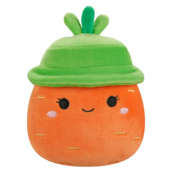 М'яка іграшка SQUISHMALLOWS - МОРКВИНКА КАРОЛІНА В КАПЕЛЮСІ (19 cm), SQER01214