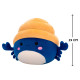 М'яка іграшка SQUISHMALLOWS – КРАБ-САМІТНИК ЛЕНОР (19 cm), SQCR06609