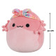 М'яка іграшка SQUISHMALLOWS - КОРАЛОВИЙ ДРАКОН (13 cm), SQER01184