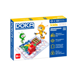 Конструктор електронний DOKA "ЗБИРАЄМО РАДІО", арт. D70703