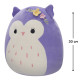 М'яка іграшка SQUISHMALLOWS - СОВА ХОЛЛІ (30 cm), SQER00911