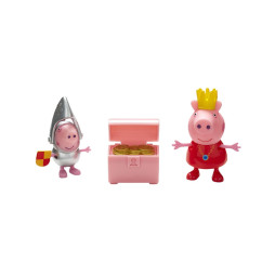 Набір фігурок Peppa серії "Принцеса" - ПРИНЦЕСА ПЕППА ТА СЕР ДЖОРДЖ СІЛЬВЕР (з аксесуаром), 05866-3