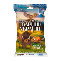 Стретч-іграшка у вигляді тварини – ТВАРИНИ УКРАЇНИ (у диспл.), 1/CN25