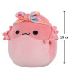 М'яка іграшка SQUISHMALLOWS - КОРАЛОВИЙ ДРАКОН (19 cm), SQER01216