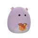 М'яка іграшка SQUISHMALLOWS – БЕГЕМОТ ХАННА (19 cm), SQVA00859