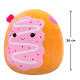М'яка іграшка SQUISHMALLOWS – ВИШНЕВИЙ ПОНЧИК ПЕРЛ (36 cm), SQCR06742