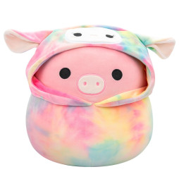 М'яка іграшка SQUISHMALLOWS - ПОРОСЯТКО ПІТЕР (30 cm, у одязі), SQER00931