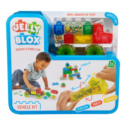 Сенсорний конструктор JELLY BLOX - МАШИНКА ВРУМ-ВРУМ!, 931694