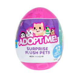 М’яка іграшка-сюрприз в яйці ADOPT ME! S3 - КУМЕДНІ ЗВІРЯТКА (12 видів, в асорт.), AME0042