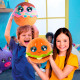 Ігровий набір BIGGIES серії "Little Foodies" W2 - БУРГЕР (надувна іграшка, насос), BIG002-BU