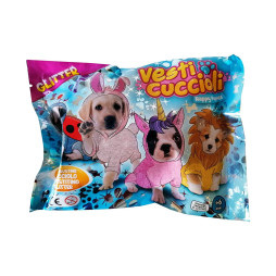 Стретч-іграшка у вигляді тварини DRESS YOUR PUPPY S1 – ЦУЦЕНЯТКО В БЛИСКУЧОМУ КОСТЮМЧИКУ, DIR-L-10003