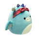 М'яка іграшка SQUISHMALLOWS – ДРАКОН У БАНДАНІ (19 cm), SQCR04125