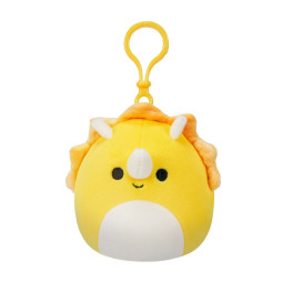 М'яка іграшка на кліпсі SQUISHMALLOWS – ТРИЦЕРАТОПС (9 cm), SQCP00216