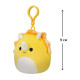 М'яка іграшка на кліпсі SQUISHMALLOWS – ТРИЦЕРАТОПС (9 cm), SQCP00216