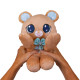 М’яка іграшка PEEKAPETS – КОРИЧНЕВИЙ ВЕДМЕДИК, 907867