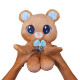 М’яка іграшка PEEKAPETS – КОРИЧНЕВИЙ ВЕДМЕДИК, 907867
