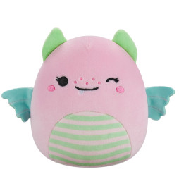 М'яка іграшка SQUISHMALLOWS - РОЖЕВИЙ ДИНО (13 cm), SQER01180