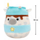 М'яка іграшка SQUISHMALLOWS – СІРА КОРІВКА (30 cm), SQER01263