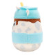 М'яка іграшка SQUISHMALLOWS – СІРА КОРІВКА (30 cm), SQER01263