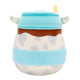 М'яка іграшка SQUISHMALLOWS – СІРА КОРІВКА (30 cm), SQER01263