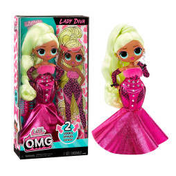 Кукла LOL SURPRISE! серії "OMG HoS" – ЛЕДІ ДІВА (з аксес.), kds-591597