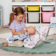 Крісло-переноска для ляльки BABY BORN 2 в 1 – КВІТКОВИЙ СТИЛЬ, 838518