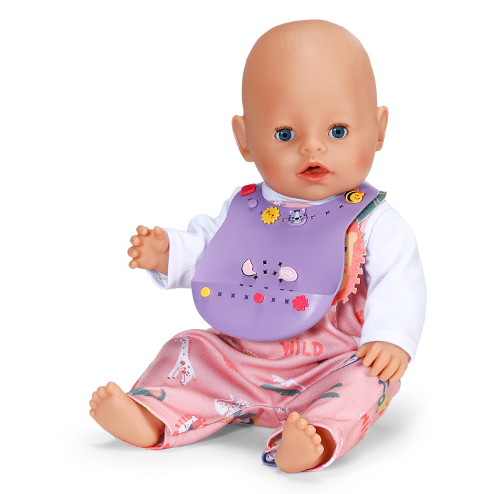 Нагрудник для ляльки BABY BORN серії "Pinplay" – СТИЛЬНЕ ГОДУВАННЯ, 837221