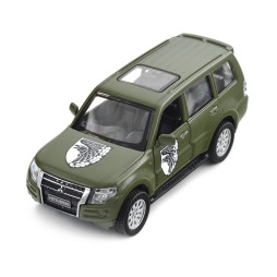 Автомодель серії "Шеврони Героїв" - MITSUBISHI PAJERO 4WD TURBO - "93 ОМБр", арт. 250283M