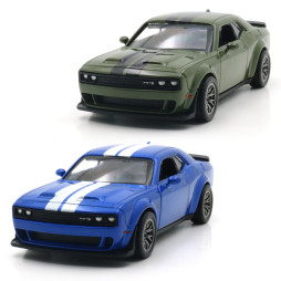 Автомодель - DODGE CHALLENGER SRT JAILBREAK 2022 (синій, зелений), 250949