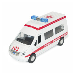 Автомодель - FORD TRANSIT РЕАНІМАЦІЯ (світло, озвуч. українською мовою), арт. SB-13-02-1U