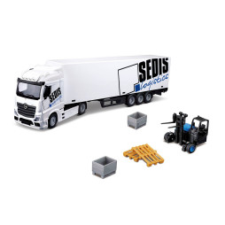Ігровий набір – ФУРА MERCEDES-BENZ ACTROS з навантажувачем (1:43), арт. 18-31471
