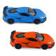 Автомодель - CHEVROLET CORVETTE Z06 2023 (помаранчевий, світло-блакитний), арт. 250383W